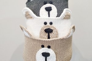 Корзина "Мишка", 1 шт - Описание