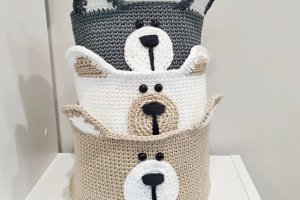 Корзина "Мишка", 1 шт - Описание