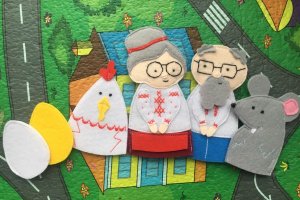 Пальчикові іграшки з фетру