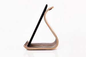 Дерев'яна підставка для планшета •Sign• Zebrawood white  - Опис