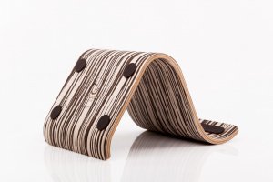 Дерев'яна підставка для планшета •Sign• Zebrawood white  - Опис