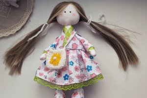 Sweet flower - Кукла ручной работы  - Описание