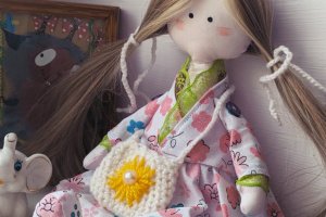 Sweet flower - Кукла ручной работы  - Описание