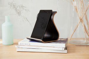 Работа Деревянная подставка для планшета • Sign • Ebony dark