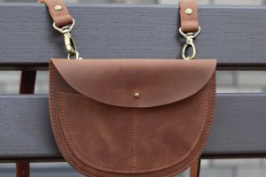 Сумка с двумя ручками Kvoka "Love" (цвет виски) - Описание