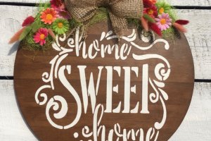 Работа Декор в прихожую Home Sweet Home