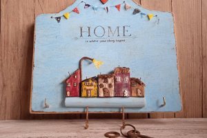Ключница деревянная - HOME - Описание