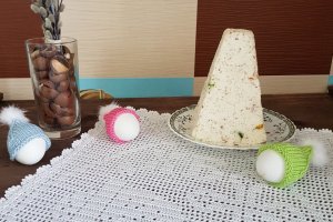 Великоднє рушник, в'язане гачком. Ручна робота - Опис
