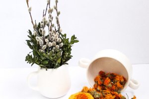 Работа Натуральное мыло "Мимоза&Тюльпан"