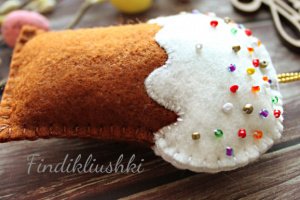 Фтеровая паска, игрушка паска, пасочка, пасхальный кулич - Опис