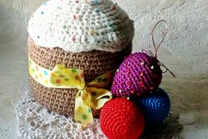 Паска декоративна і крашанки - Опис