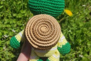 Черепаха игрушка ручной работы амигуруми - Описание