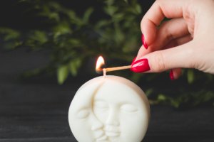 Свеча из соевого воска - Описание