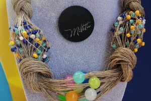 Лляне намисто "Веснянки" - Опис