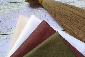 Набір однотонного бавовни для рукоділля 4шт.