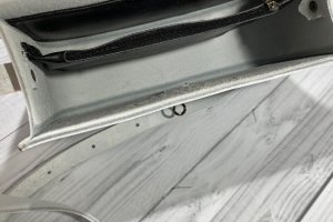 Кожаная сумка ручной работы, через плечо "Камея", белая - Описание