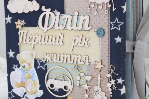 Альбом на перший рік життя для хлопчика  - Опис