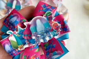 Бантики- резинки тролли 2 - Описание