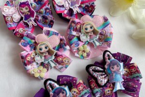 Бантики- резинки маленькие волшебницы - Описание