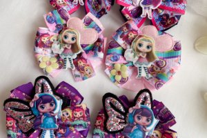 Бантики- резинки маленькие волшебницы - Описание