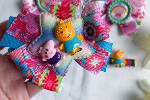 Бантики- резинки свинка пеппа 7 - Описание