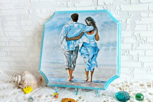 Ключница или вешалка "Котя" - Описание