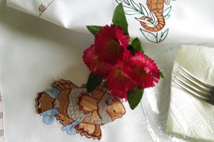 Салфетки  "Подводный мир с рыбкой и коньком" - Описание