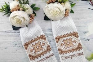 Работа Бутоньерки для крестных, старост, сватов