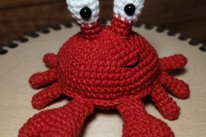 Игрушка вязаная Крабик - ДРУГИЕ РАБОТЫ