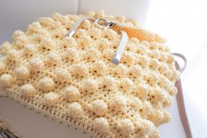 Рюкзак з візерунком "шишечки" лимонний - Опис