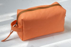 Стильная Кожаная косметичка Женская - Описание