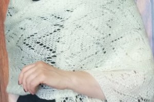 Ажурний шарф - Описание