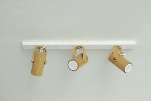 Светильник спот деревянный - Описание