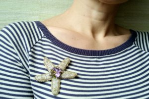 Брошь Морская звезда - Описание