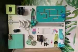 Работа Бызы доска, бизиборд, бизиборд