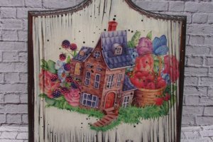 Дошка з сосни для нарізки і подачі