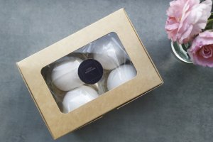 Натуральные бомбы для ванны с маслом кокоса и витамином Е - Описание