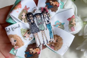 Набір бантики- резинки в садік ,бантики в школу ,дівчата - Опис