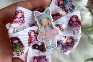 Набір бантики- резинки в садік ,бантики в школу тільда - Опис