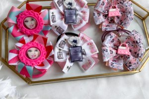 Набір бантики- резинки в садік ,бантики в школу  барбі - Опис