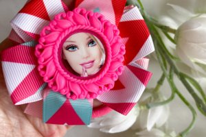 Набір бантики- резинки в садік ,бантики в школу  барбі - Опис