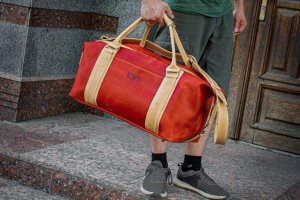 Дорожня сумка ручної роботи, Спортивна сумка - Опис