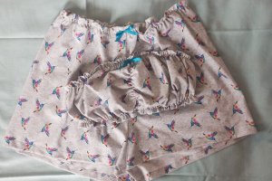 Трикотажна піжама шорти і топ бандо Колібрі - Опис