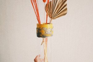 Ваза для цветов и сухоцвета  - Описание