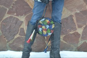 Маленька Сумка Через Плече З Пальмовими Гілками - Опис