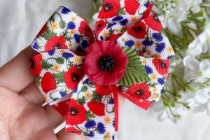 Набір бантики- резинки в садік ,бантики в школу маки 2 - Опис