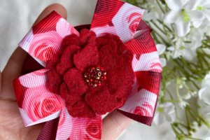 Набір бантики- резинки в садік ,бантики в школу квіти 5 - Опис