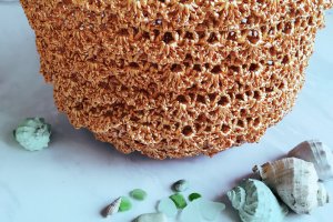 Сумка из натуральной рафии - Описание