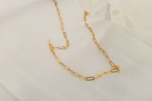 Ланцюжок золотого кольору (срібло)  - Опис