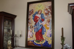 Образ Богородица, решает узлы - Описание